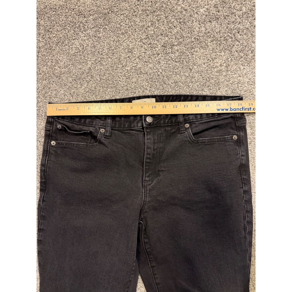 Gap Jeans Womens 33R Black Perfect Boot 1969 Mid Rise Stretch Denim Regular - Picture 5 of 9